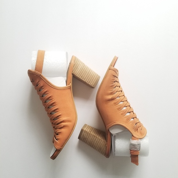 sam edelman holly ginger leather sandal bootie - Picture 6 of 8